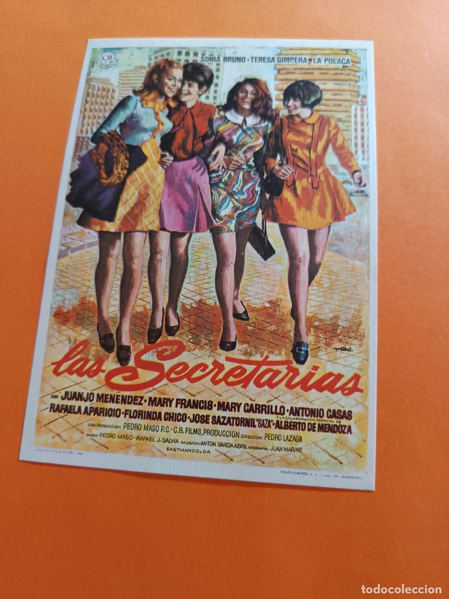  Flyers Publicitaires de films Anciens: PROGRAMA DE CINE LAS SECRETARIAS SONIA BRUNO