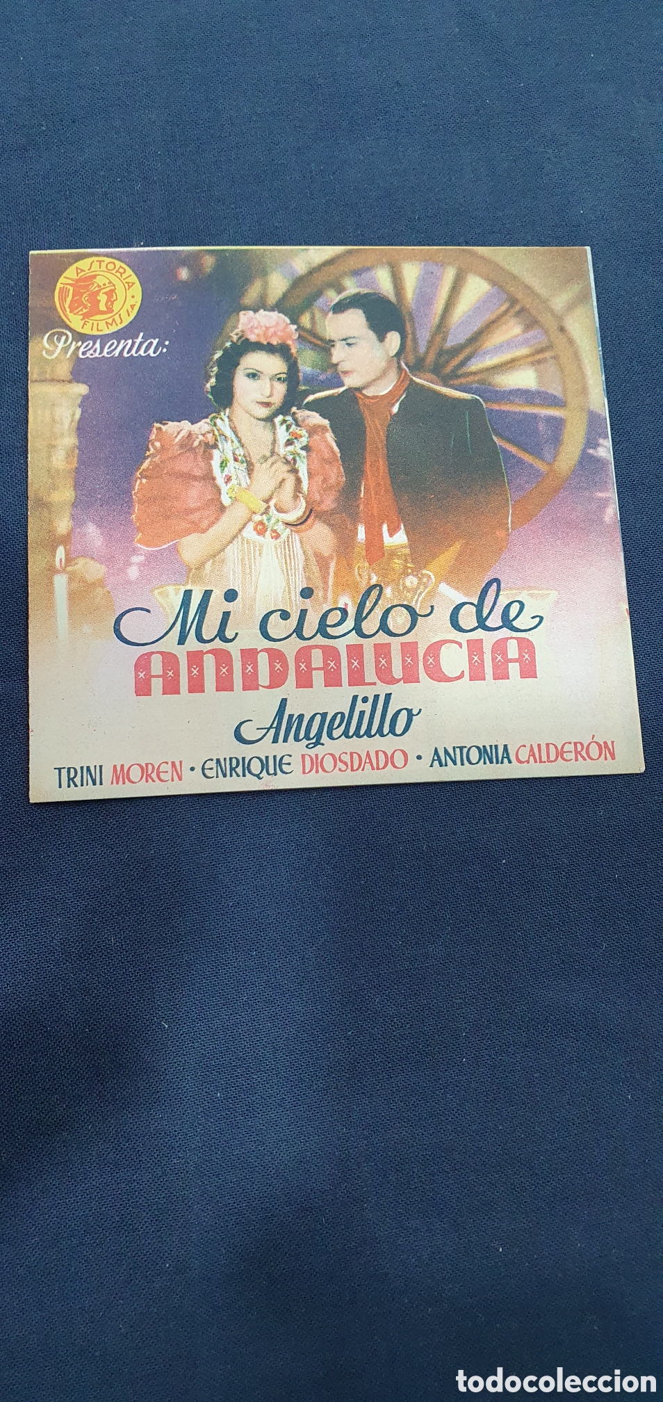  Foglietti di film di film antichi di cinema: Programa de cine Mi cielo de Andaluc&iacute;a. (L133)