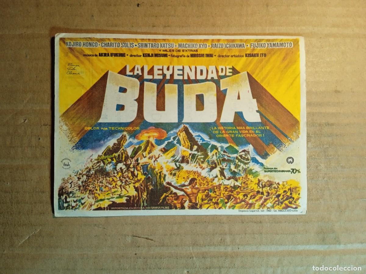  Flyers Publicitaires de films Anciens: FOLLETO DE MANO CON PUBLICIDAD LA LEYENDA DE BUDA