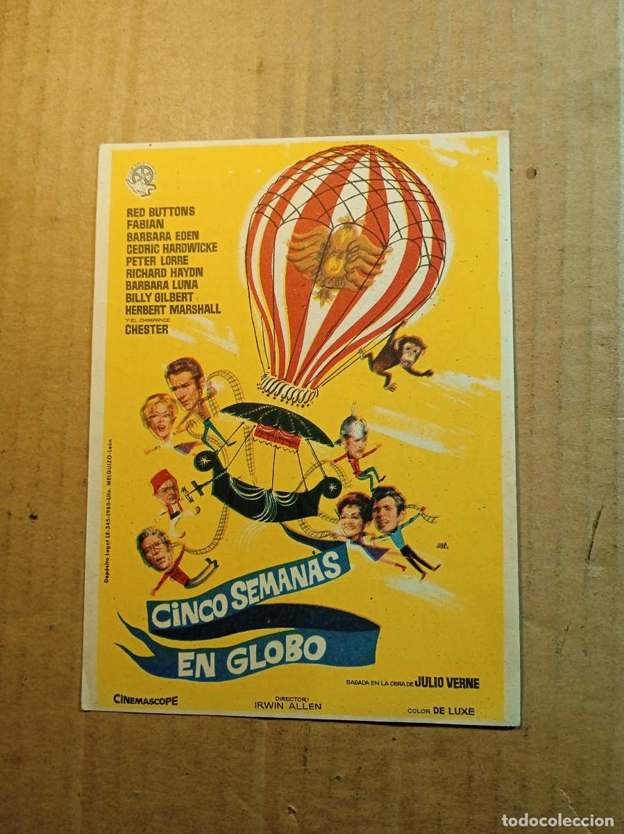 Kino: FOLLETO DE MANO CON PUBLICIDAD CINCO SEMANAS EN GLOBO