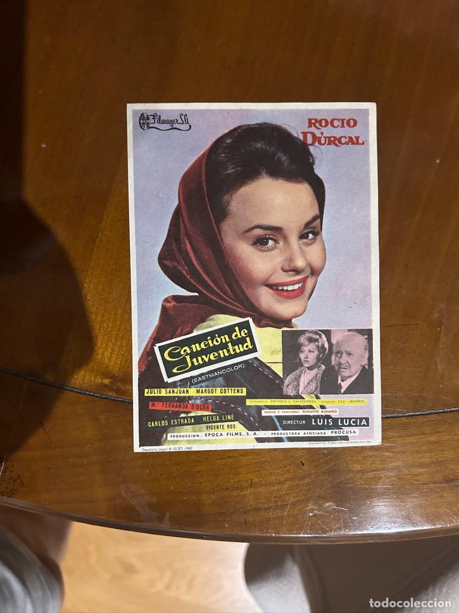 Cine: 1503 CANCION DE JUVENTUD SIN PUBLICIDAD BUEN ESTADO