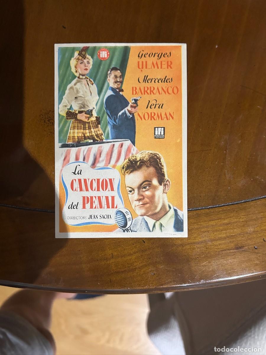 Cine: 1507 LA CANCION DEL PENAL CINE LICEO MERIDA CON PUBLICIDAD BUEN ESTADO