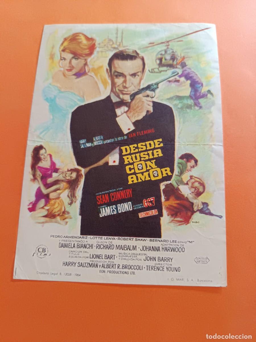 Cine: PROGRAMA DE CINE DESDE RUISA CON AMOR JAMES BOND SEAN CONNERY - Foto 1