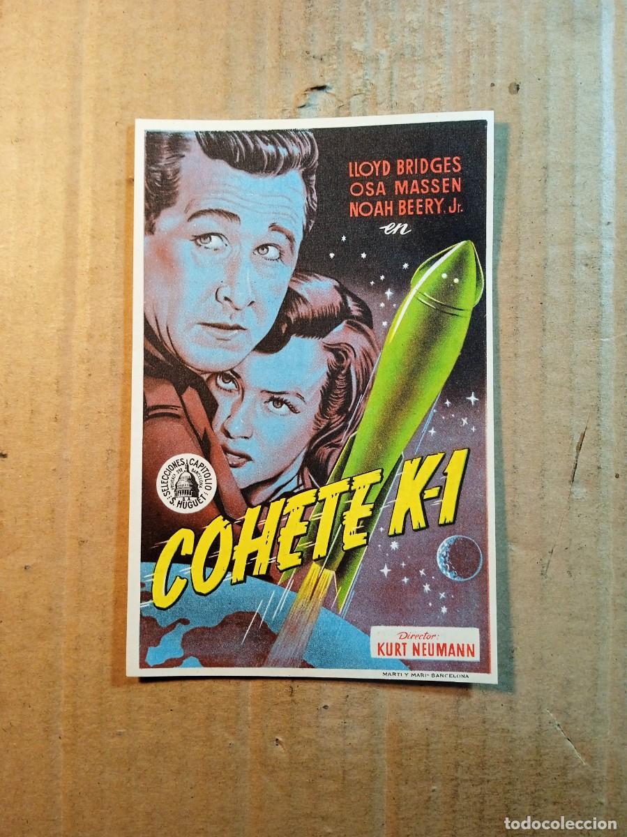 Cinema: FOLLETO DE MANO CON PUBLICIDAD COHETE K-1