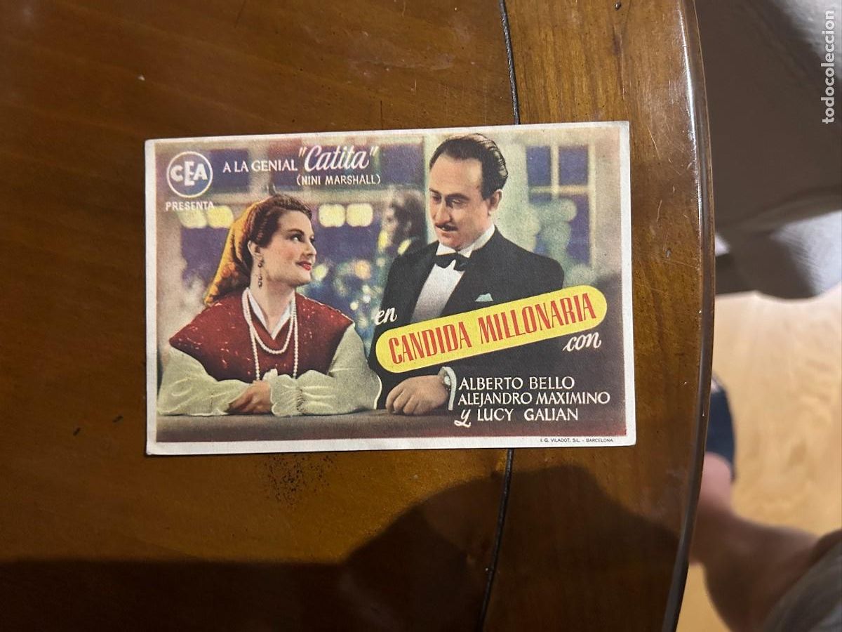 Cine: 1523 CANDIDA MILLONARIA SIN PUBLICIDAD BUEN ESTADO