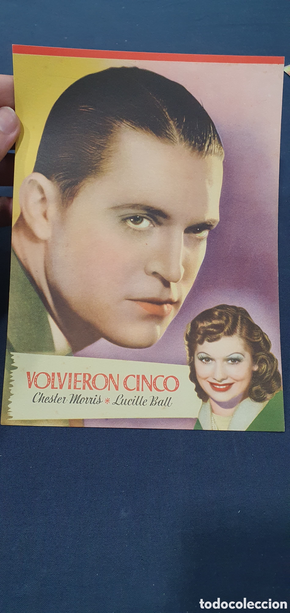 Cine: Programa de mano. Volvieron cinco. (L137)