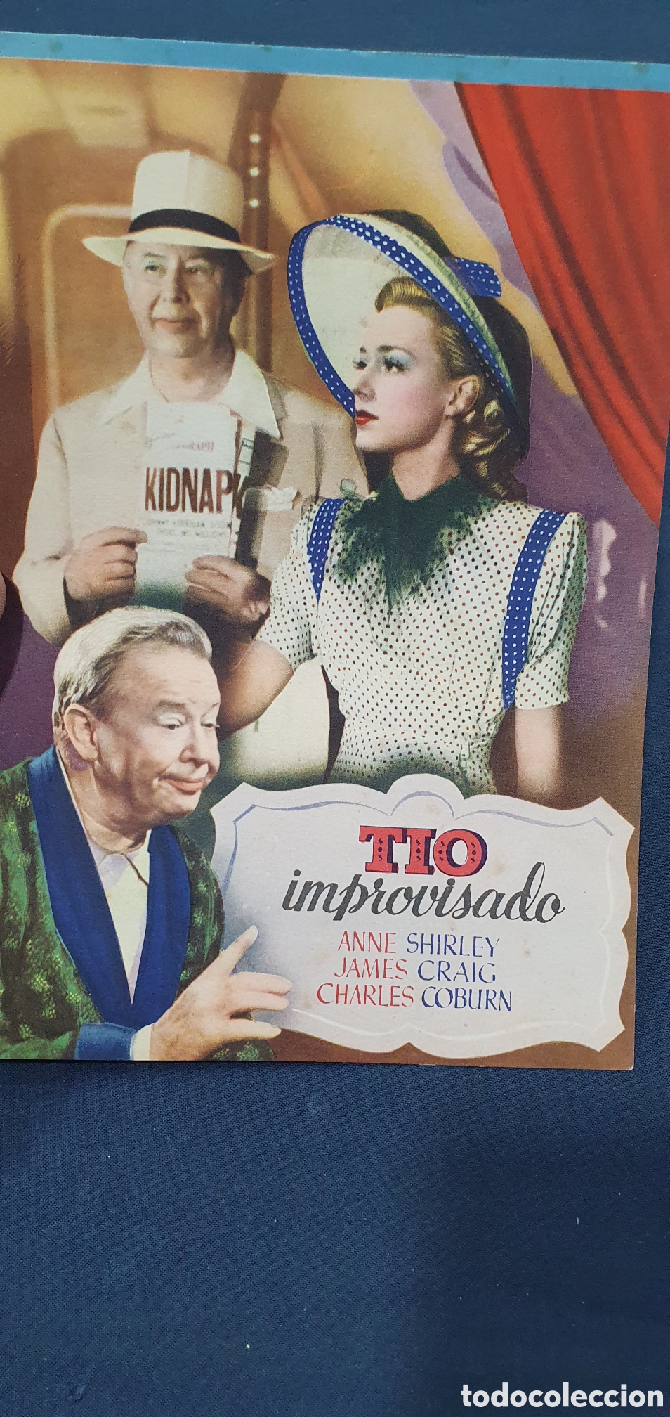 Cine: Programa de mano. T&iacute;o improvisado. (L137) - Foto 1