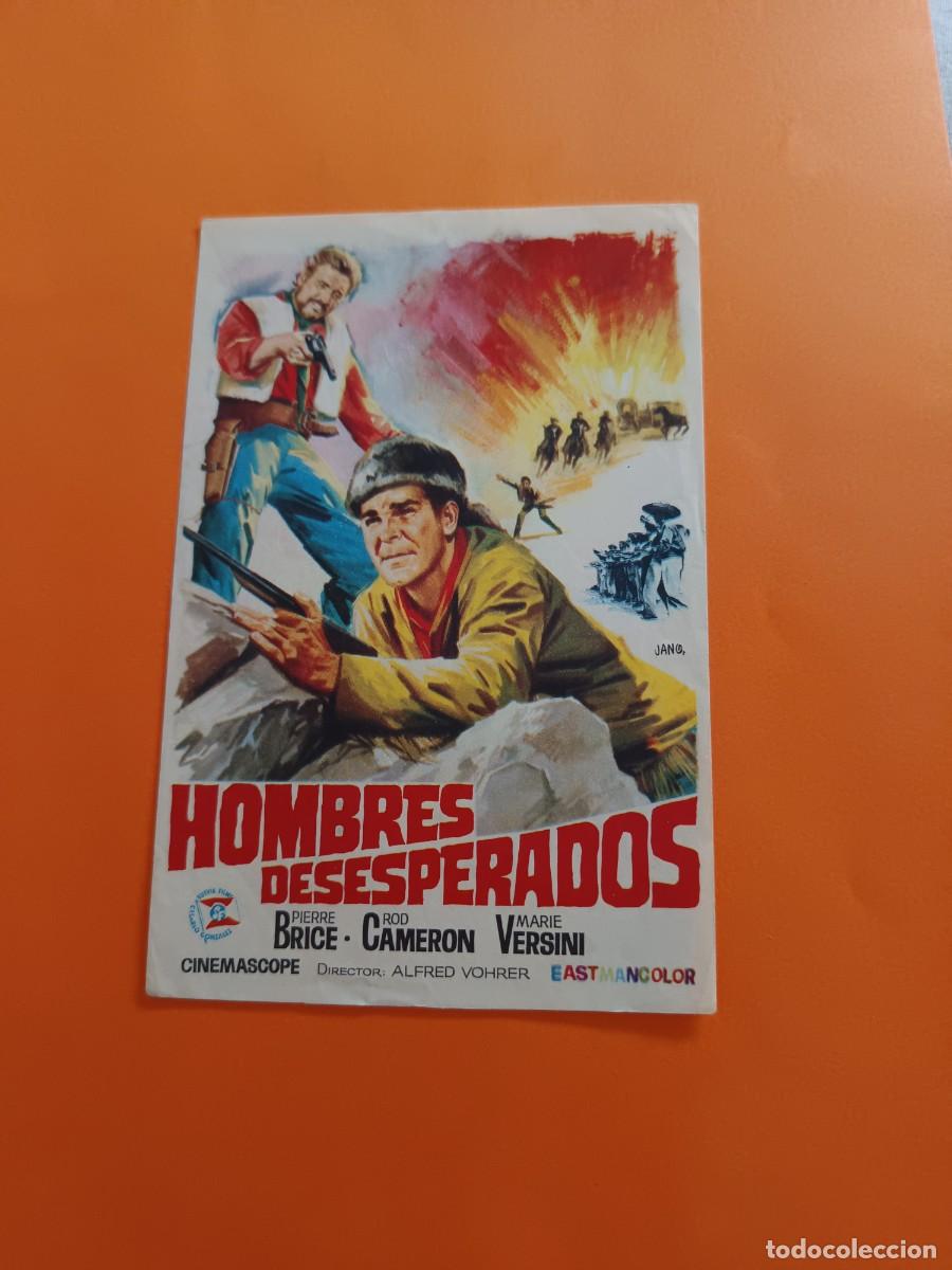 Cine: PROGRAMA DE CINE HOMBRES DESESPERADOS ROD CAMERON - Foto 1