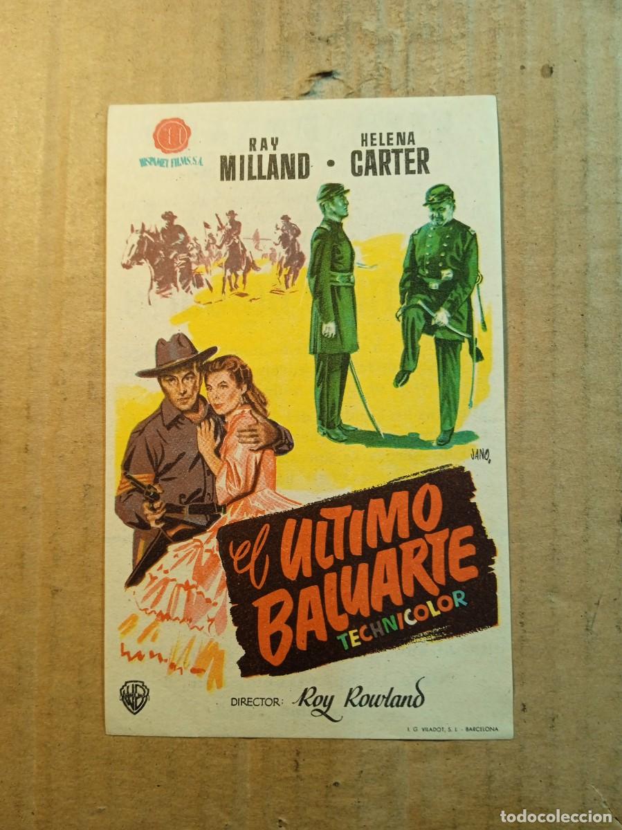  Flyers Publicitaires de films Anciens: FOLLETO DE MANO CON PUBLICIDAD EL &Uacute;LTIMO BALUARTE