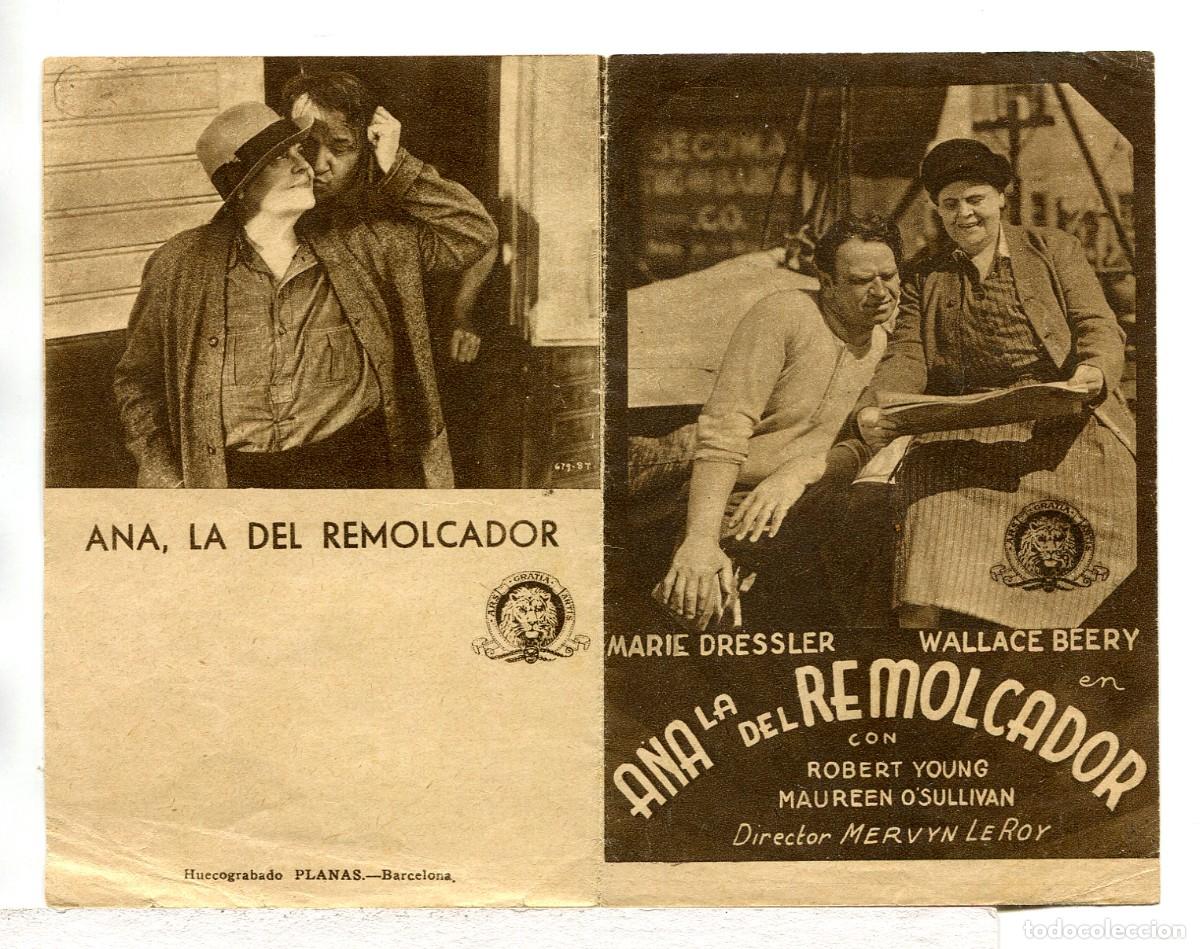 Cine: ANA LA DEL REMOLCADOR, con Wallace Beery. - Foto 1