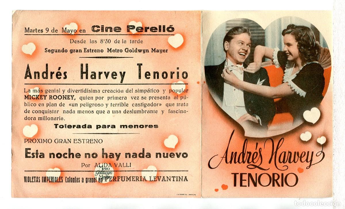 Cine: ANDR&Eacute;S HARVEY TENORIO, con Mickey Rooney.