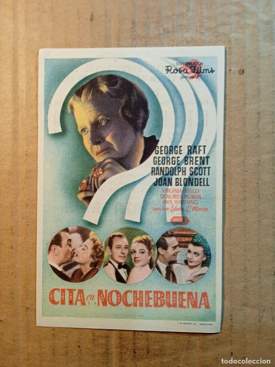 Kino: FOLLETO DE MANO CON PUBLICIDAD CITA EN NOCHEBUENA