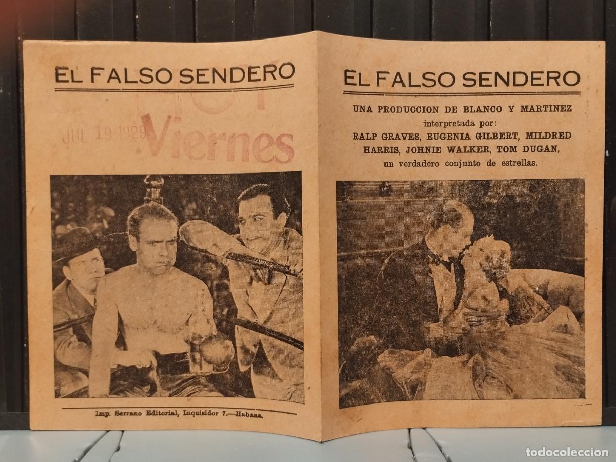 Kino: FAC PROGRAMA DE CINE CUBANO. EL FALSO SENDERO. CON RALP GRAVES, EUGENIA GILBERT...