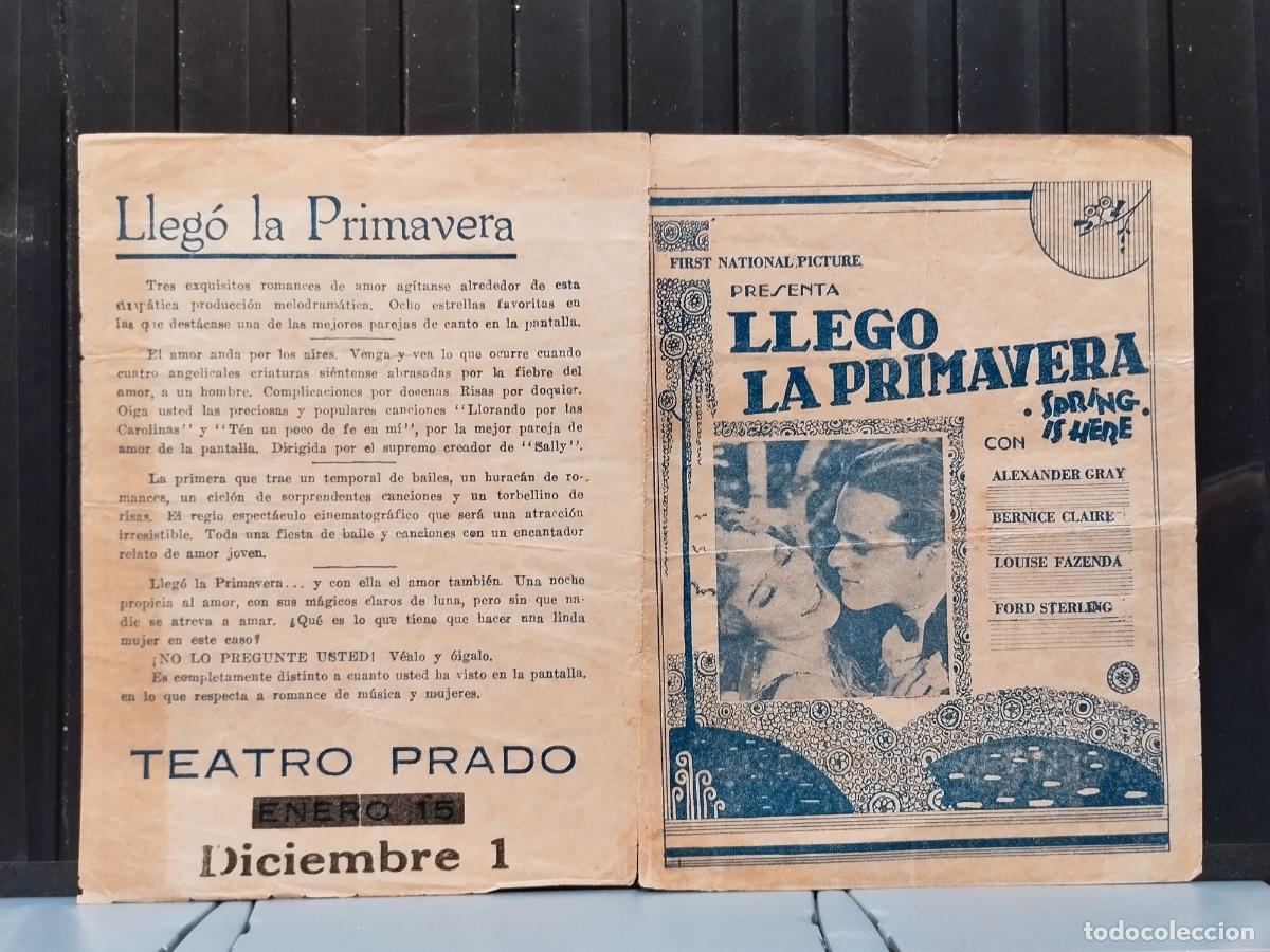 Cine: FAC PROGRAMA DE CINE CUBANO. LLEGO LA PRIMAVERA. CON ALEXANDER GRAY, BERNICE CLAIRE...