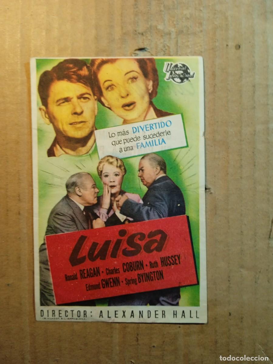 Kino: FOLLETO DE MANO CON PUBLICIDAD LUISA