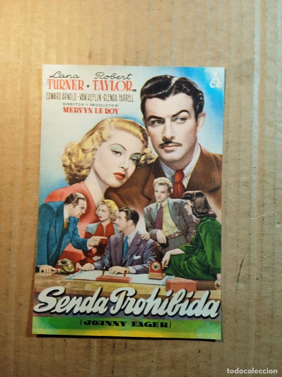 Cine: FOLLETO DE MANO CON PUBLICIDAD SENDA PROHIBIDA
