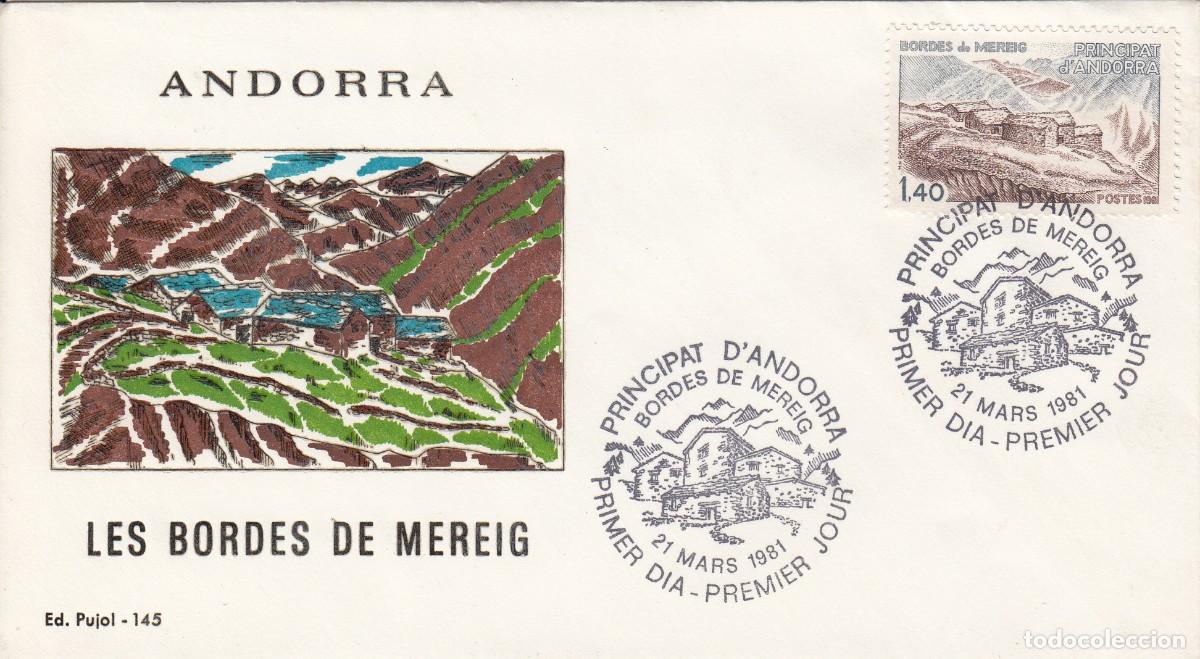 Cine: ANDORRA FRANCESA - SPD PRIMER DIA LES BORDES DE MEREIG - 1981
