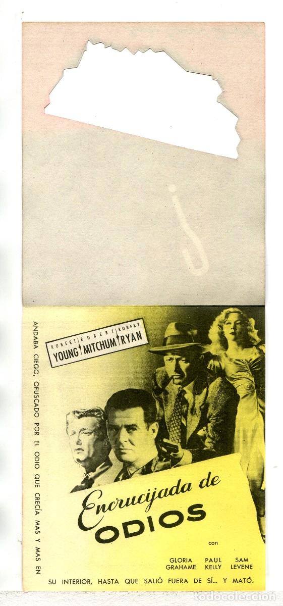 Cine: ENCRUCIJADA DE ODIOS, con Robert Mitchum. - Foto 1