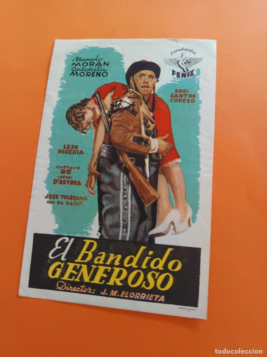 Cine: PROGRAMA DE CINE EL BANDIDO GENEROSO MANOLO MORAN - Foto 1