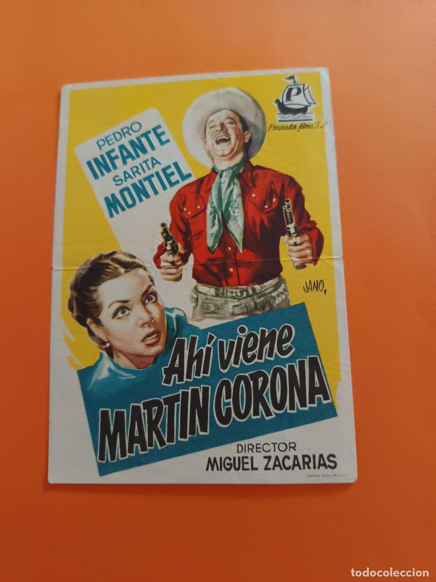 Cinema: PROGRAMA DE CINE AHI VIENE MARTIN CORONA SARITA MONTIEL