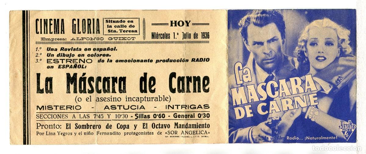 Cine: LA M&Aacute;SCARA DE CARNE, con Wallace Ford.
