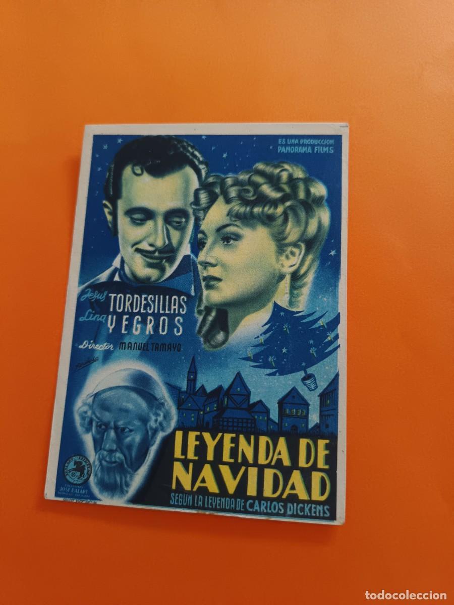 Flyers Publicitaires de films Anciens: PROGRAMA DE CINE LEYENDA DE NAVIDAD LINA YEGROS