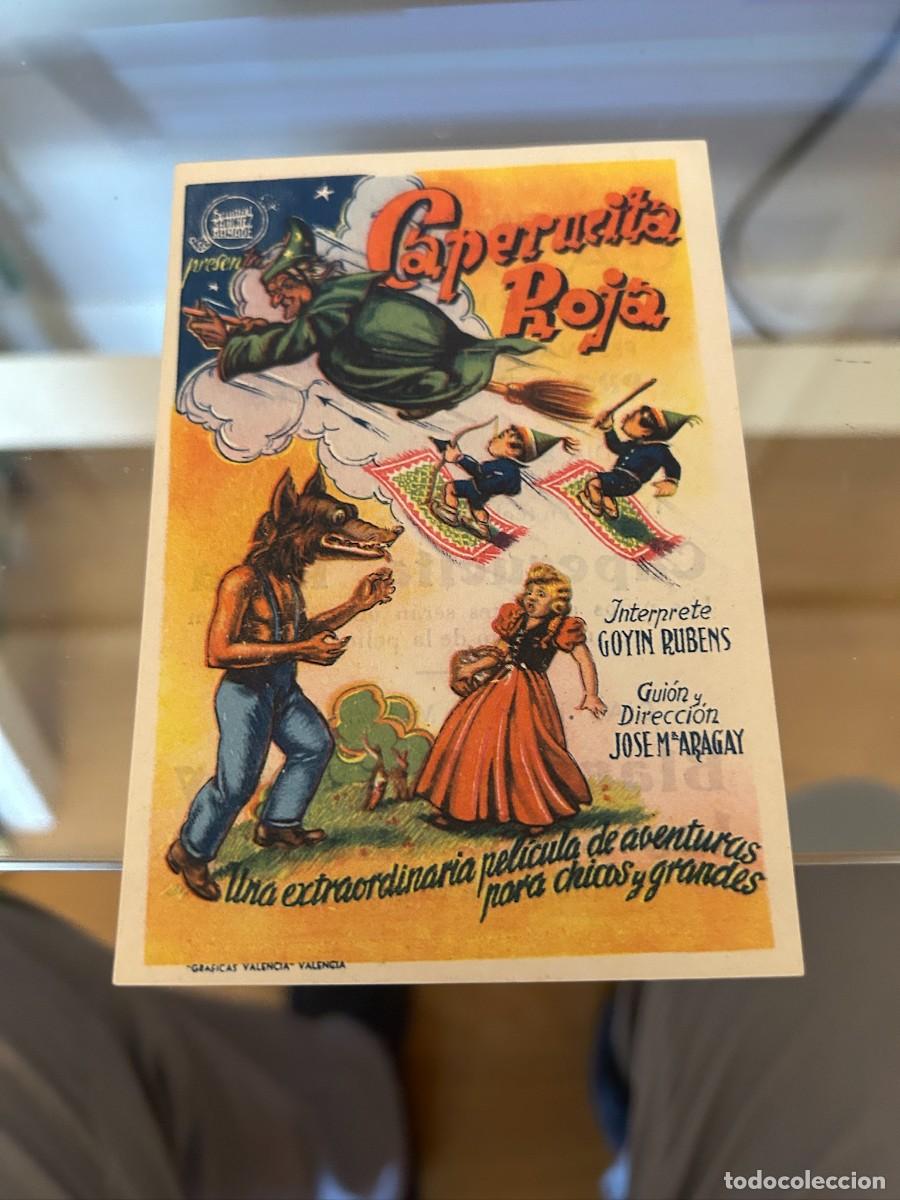Cine: 1553 caperucita roja cine catalu&ntilde;a berga con publicidad buen estado
