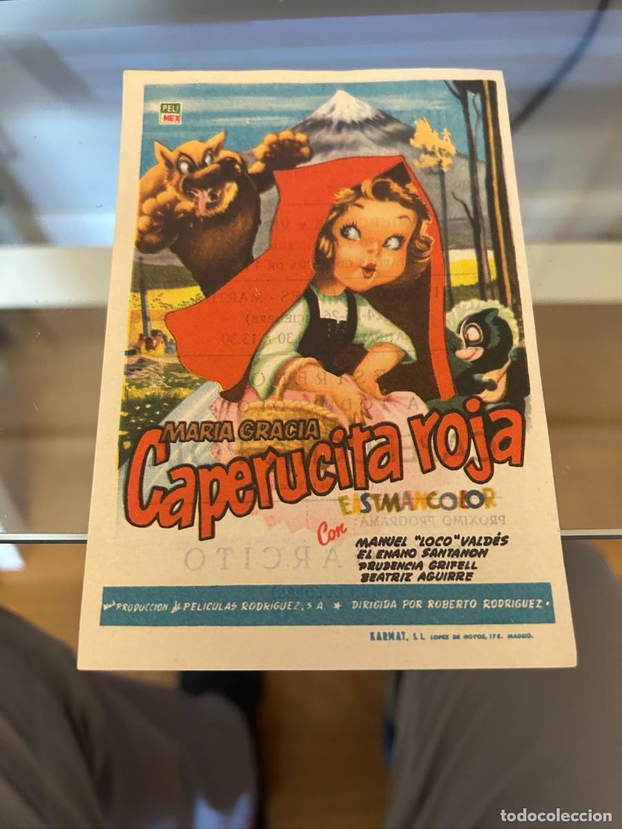 Cine: 1554 caperucita roja cine kursaal reus con publicidad buen estado
