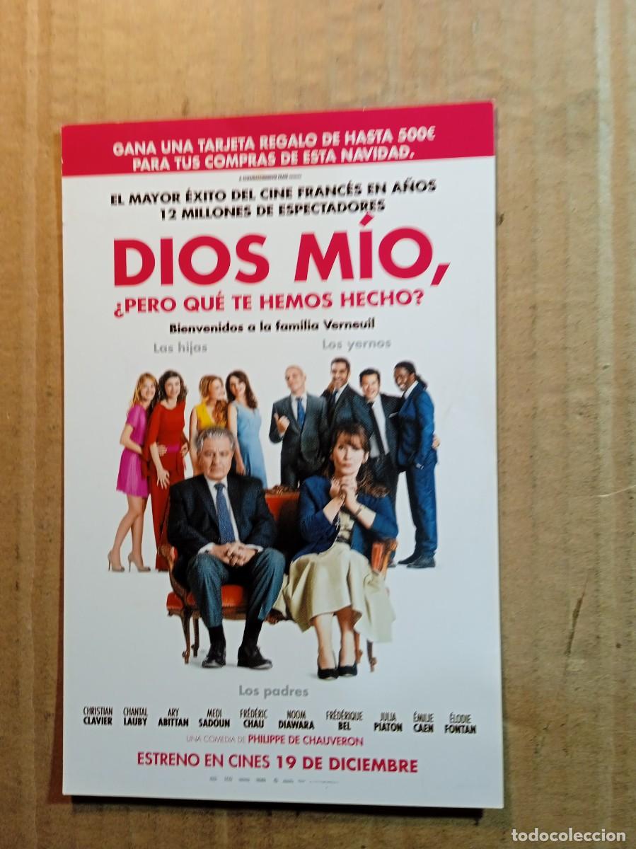  Flyers Publicitaires de films Anciens: FOLLETO DE MANO CON PUBLICIDAD DIOS MIO &iquest;PERO QUE HEMOS HECHO?