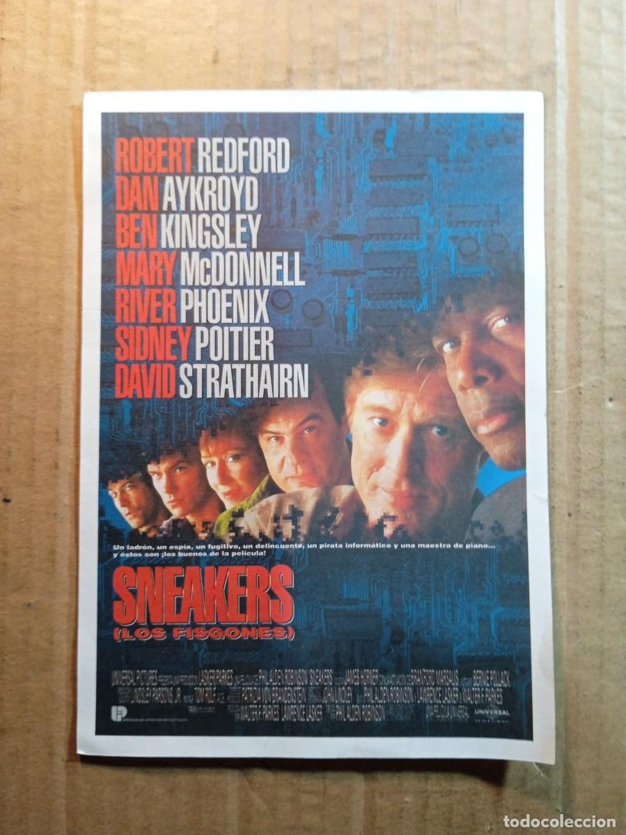  Flyers Publicitaires de films Anciens: FOLLETO DE MANO CON PUBLICIDAD SNEAKERS LOS FISGONES