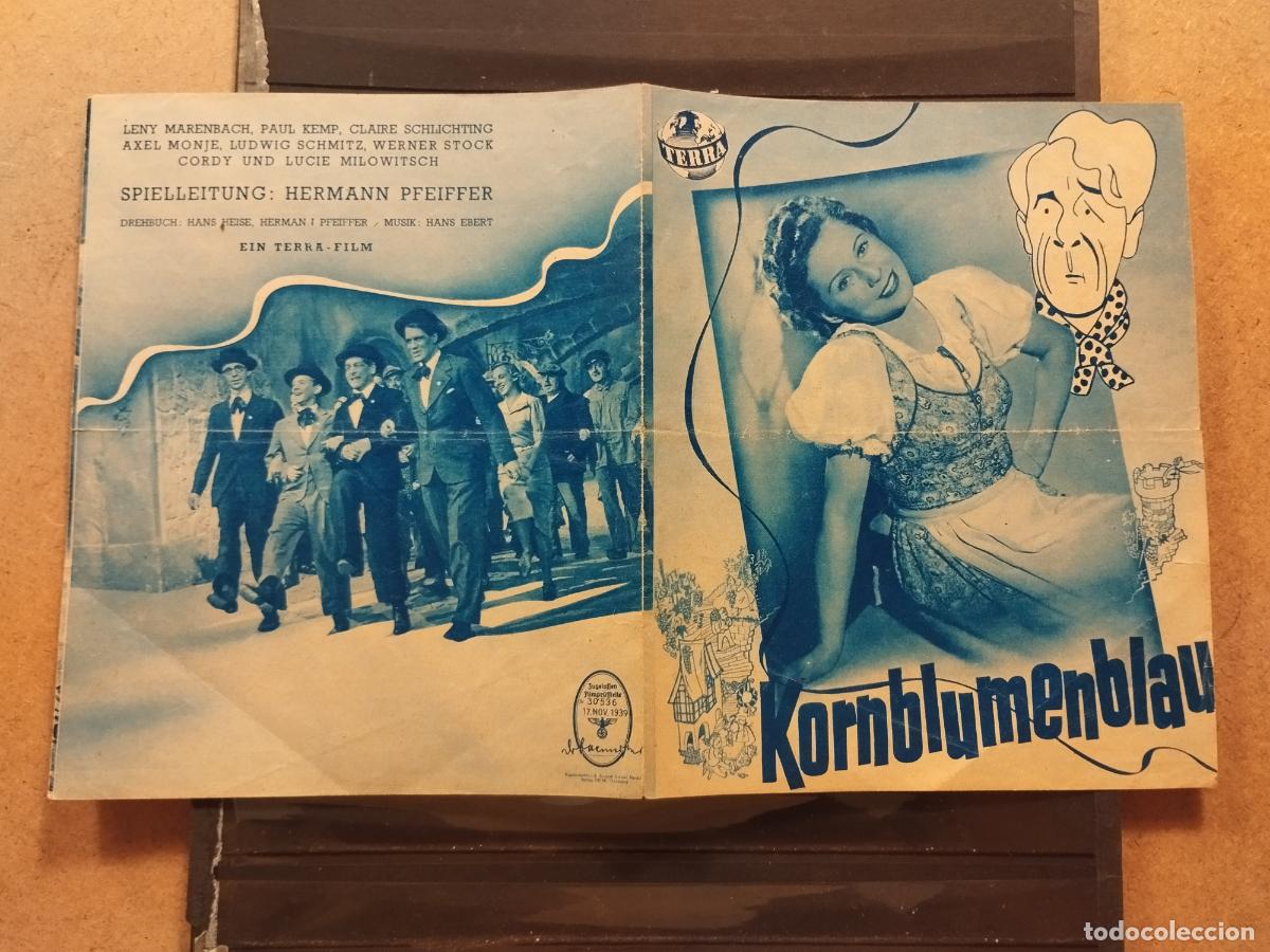 Cine: FAC PROGRAMA DE CINE ALEMAN. &rdquo;KORNBLUMENBLAU. MUSICAL. DOBLEZ HORIZONTAL - Foto 2