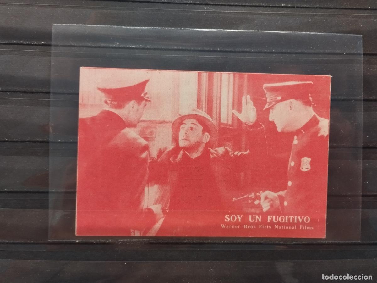 Foglietti di film di film antichi di cinema: FAC PROGRAMA TIPO TARJETA. SOY UN FUGITIVO. PERFECTO.