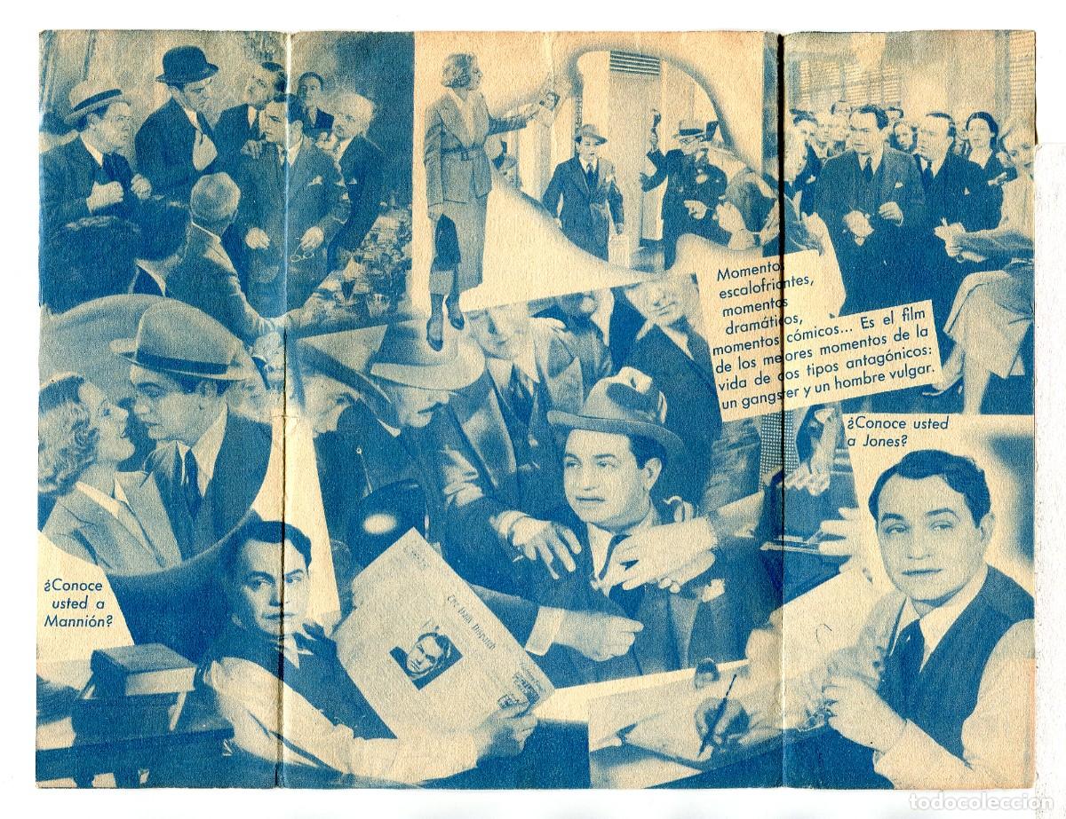 Cine: PASAPORTE A LA FAMA, con Edward G. Robinson. - Foto 2
