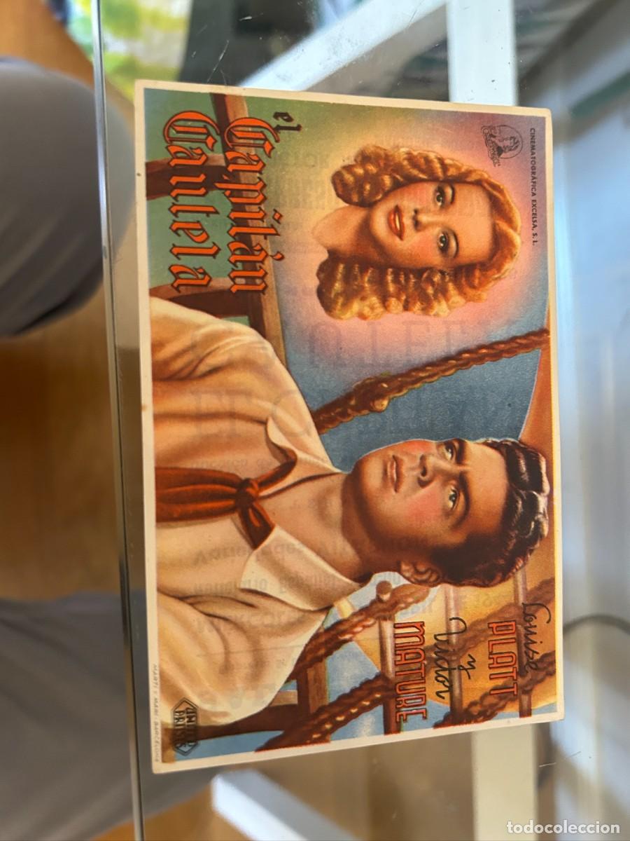 Cine: 1568 EL CAPITAN CAUTELA SALON ROMEA CASTELLON CON PUBLICIDAD BUEN ESTADO