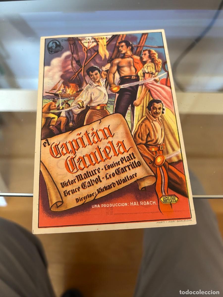 Cine: 1570 EL CAPITAN CAUTELA GRAN VIA VALENCIA CON PUBLICIDAD BUEN ESTADO