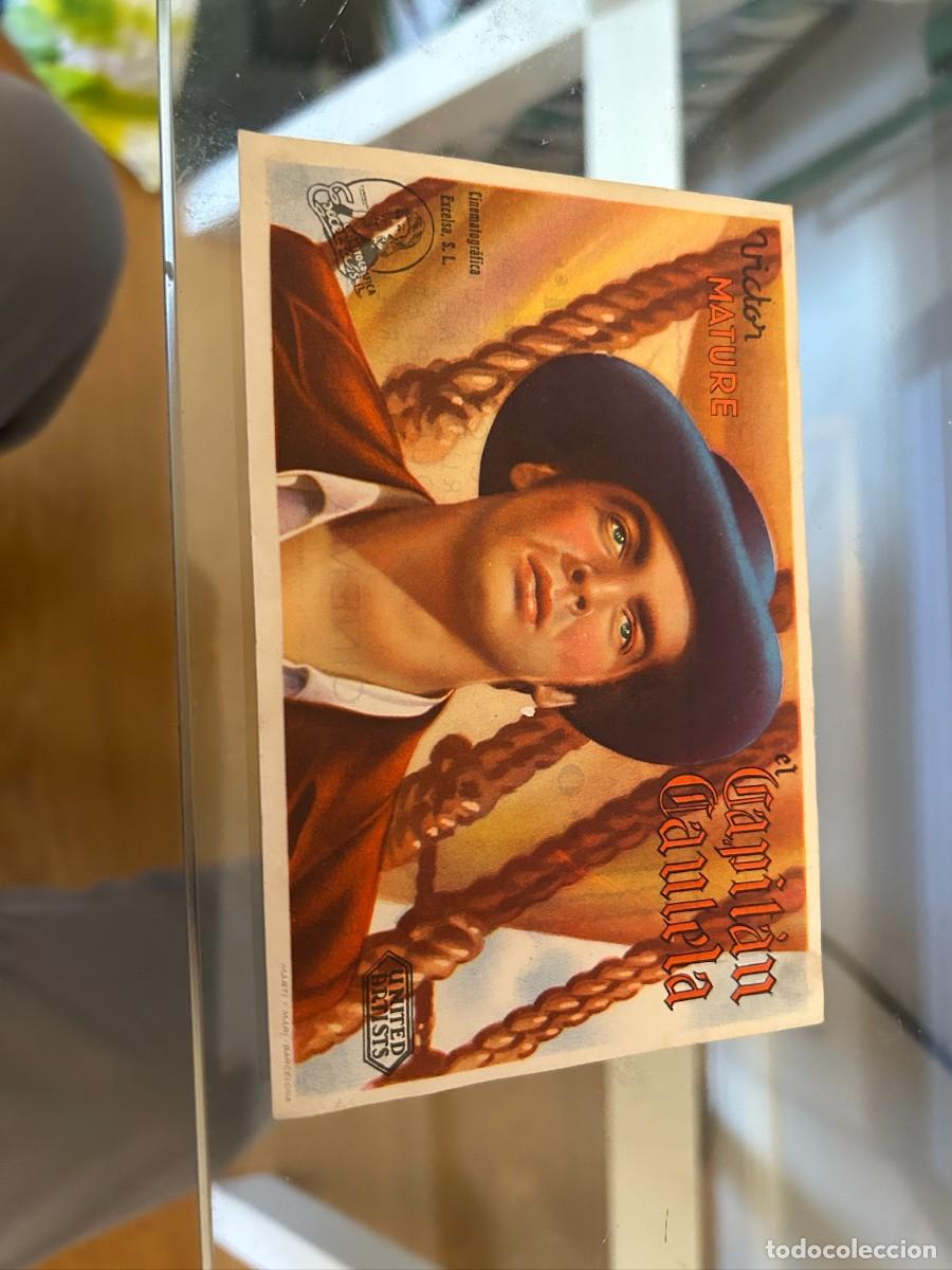 Cine: 1571 EL CAPITAN CAUTELA CINEMA ELISEOS ZARAGOZA CON PUBLICIDAD BUEN ESTADO
