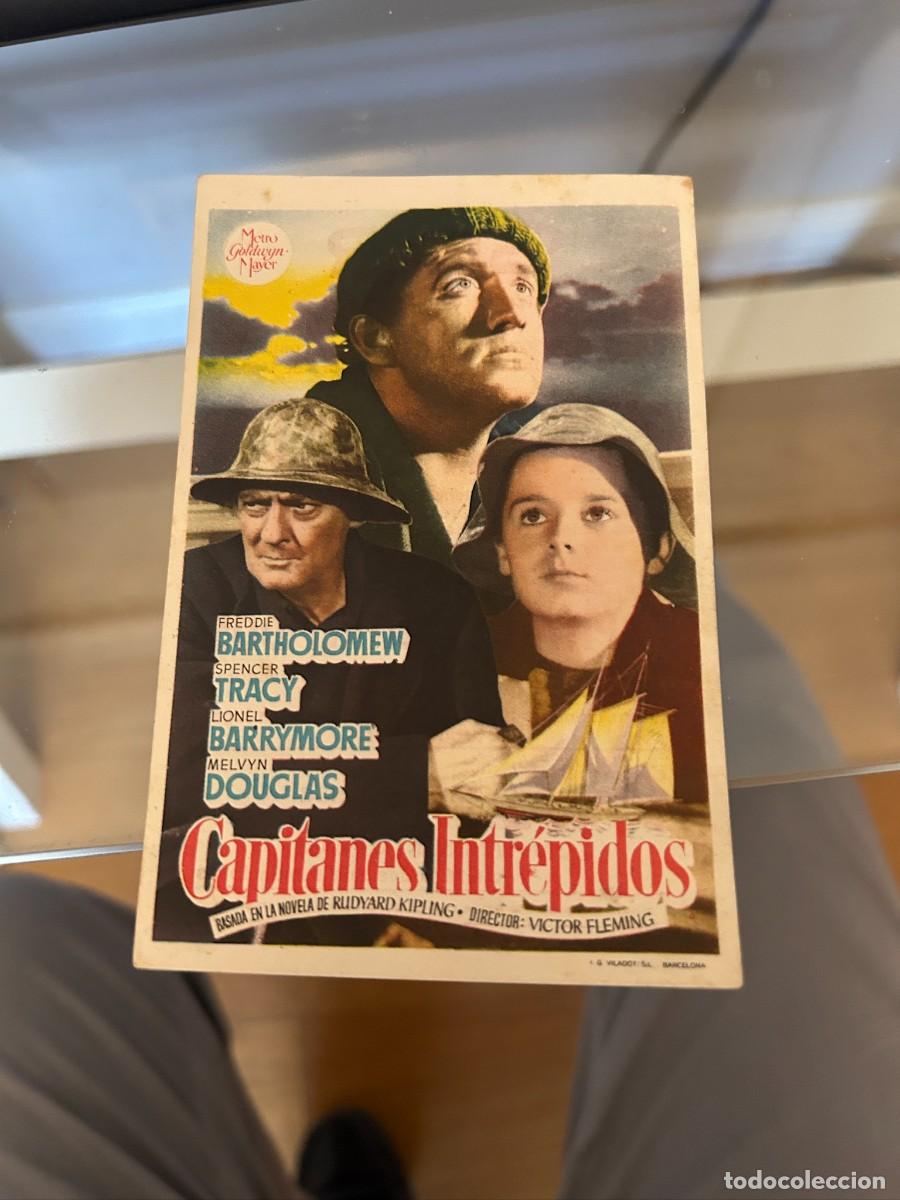 Cine: 1582 CAPITANES INTREPIDOS CINEMA SUR MISLATA TORRENTE CON PUBLICIDAD BUEN ESTADO