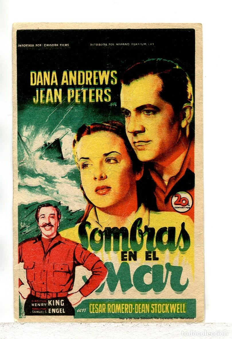 Cine: SOMBRAS EN EL MAR, con Dana Andrews.