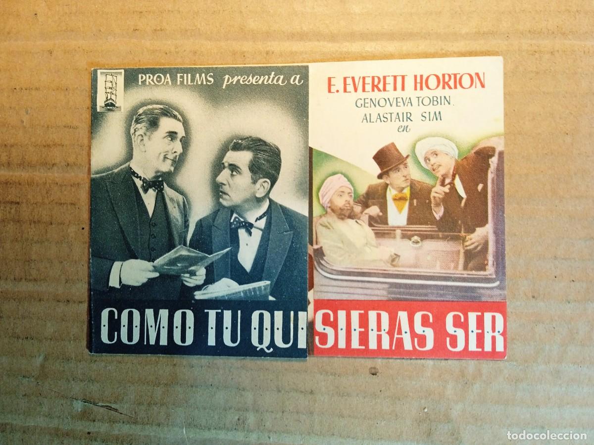  Flyers Publicitaires de films Anciens: FOLLETO DE MANO DOBLE DE LA PEL&Iacute;CULA COMO TU QUISIERAS SER