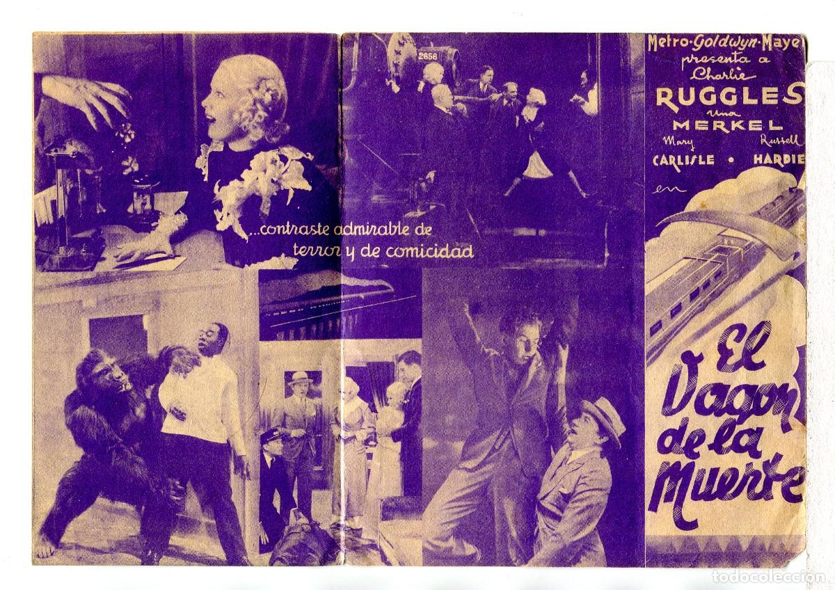 Kino: EL VAG&Oacute;N DE LA MUERTE, con Charlie Ruggles.