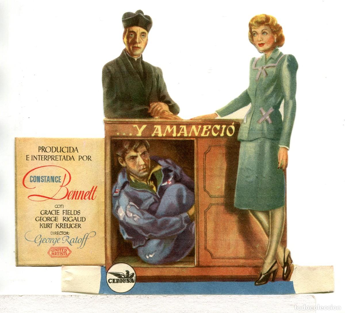 Cine: Y AMANECI&Oacute;, con Constance Bennet.