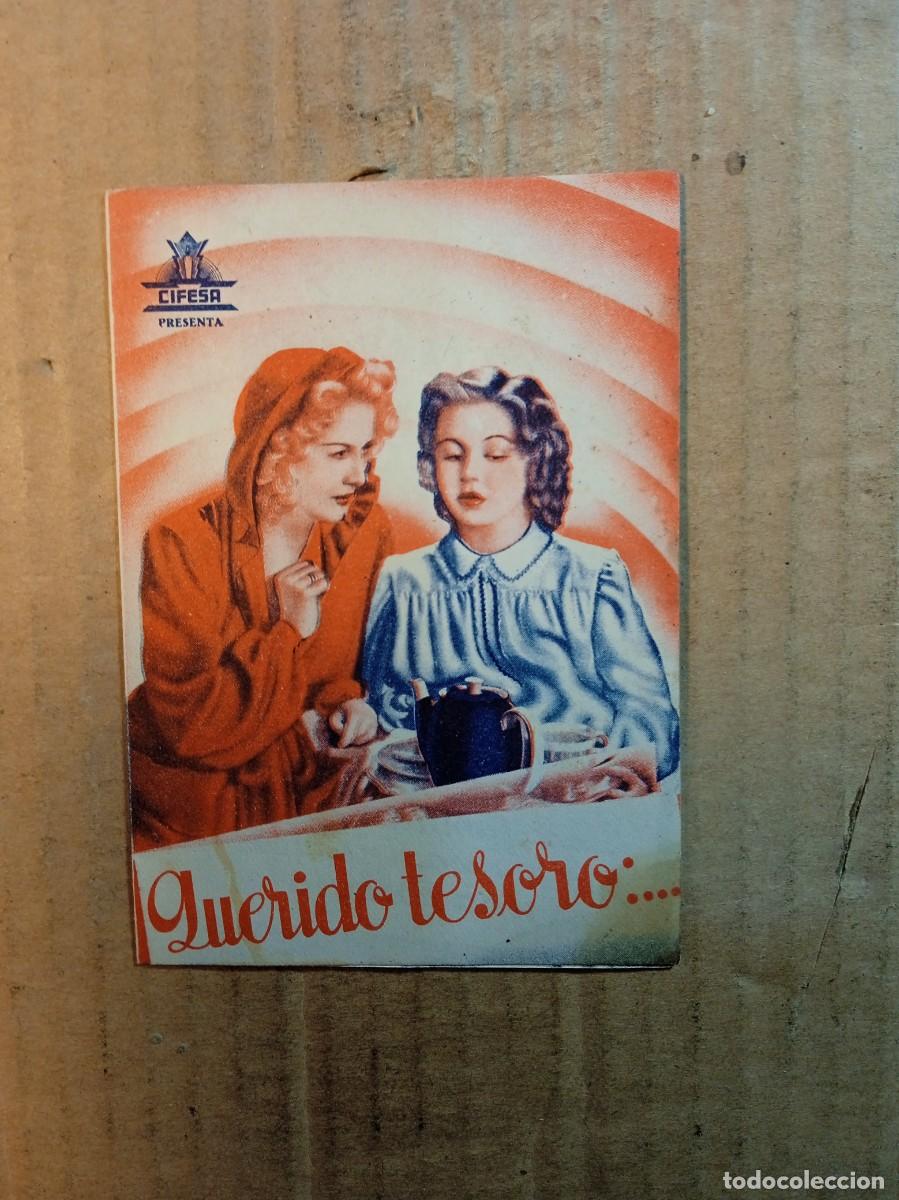 Cine: FOLLETO DE MANO DOBLE DE LA PEL&Iacute;CULA QUERIDO TESORO... - Foto 1