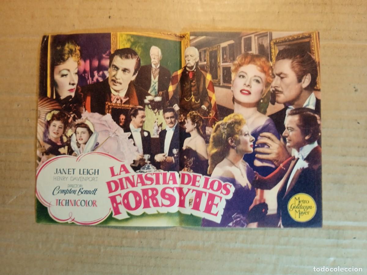 Cine: FOLLETO DE MANO DOBLE DE LA PEL&Iacute;CULA LA DINAST&Iacute;A DE LOS FORSYTE