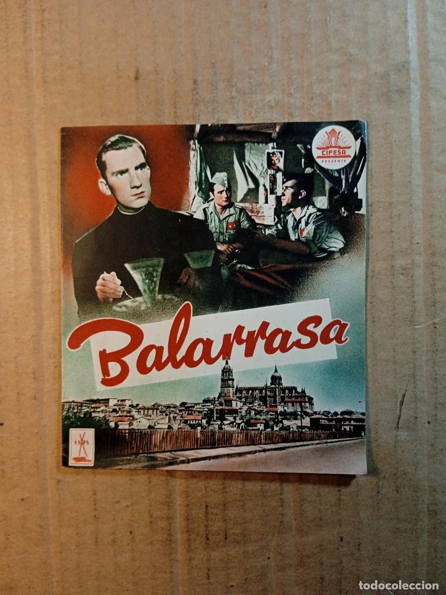  Flyers Publicitaires de films Anciens: FOLLETO DE MANO DOBLE DE LA PEL&Iacute;CULA BALARRASA