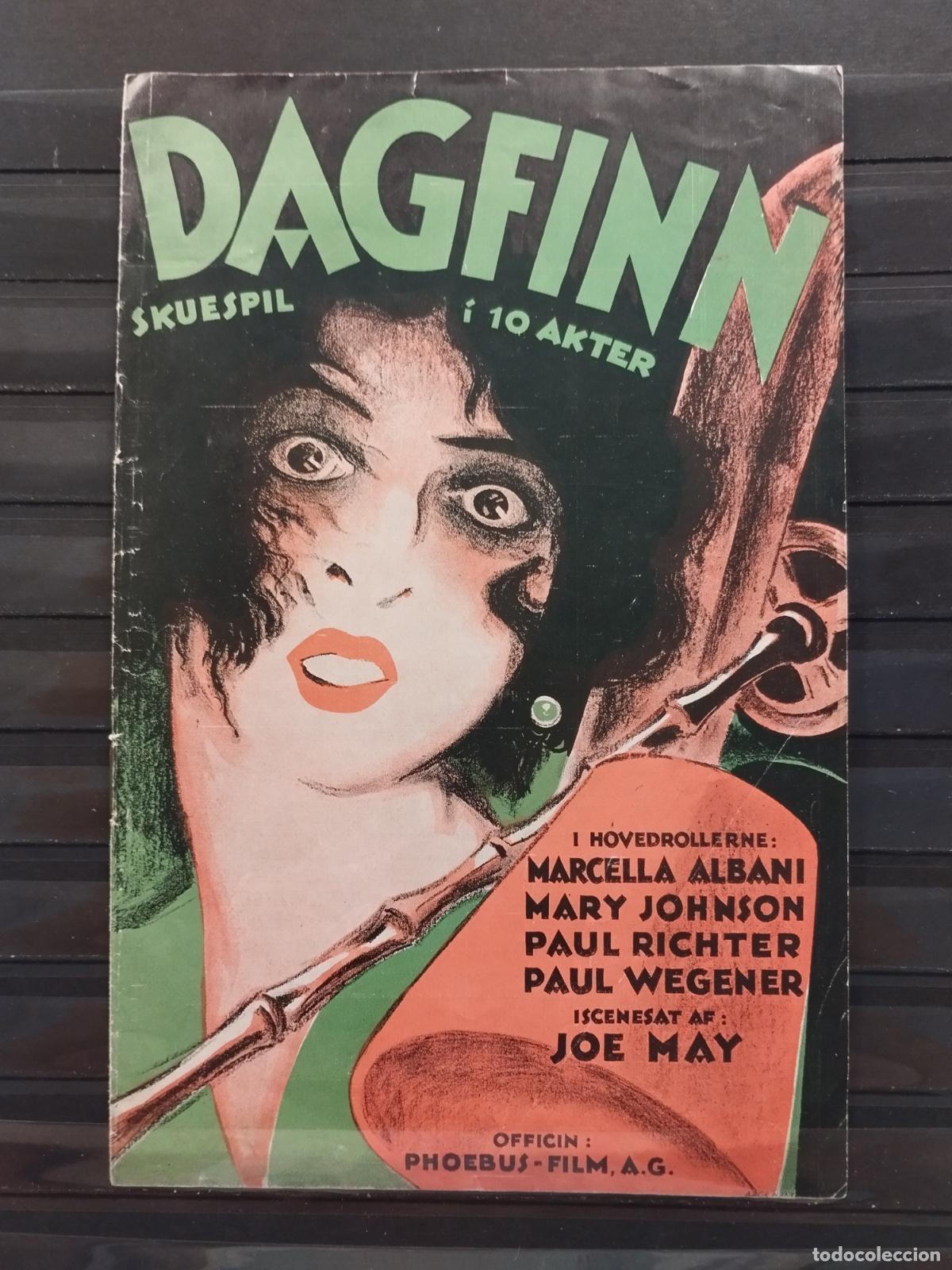 Kino: FAC PROGRAMA DE CINE DANES. TIPO LIBRITO 4 HOJAS. &rdquo;DAGFINN&rdquo;.