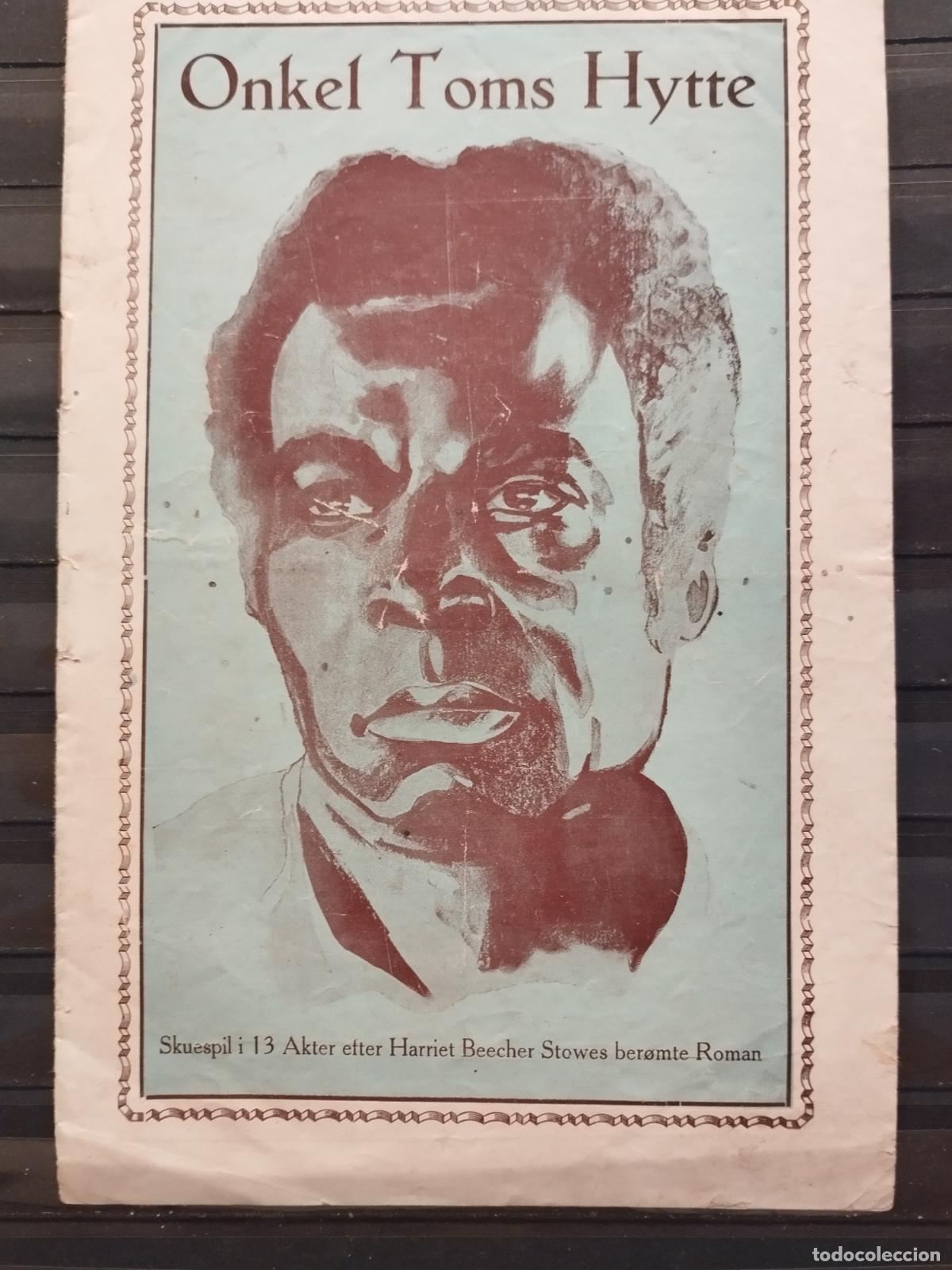 Cine: FAC PROGRAMA DE CINE DANES. TIPO LIBRITO DE 4 HOJAS. &rdquo;ONKEL TOMS HYTTE&rdquo;. 1928