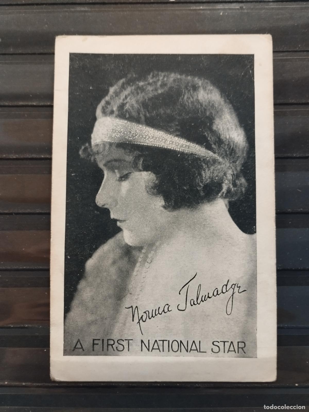 Cine: FAC PROGRAMA DE CINE USA. TIPO TARJETA. &rdquo;SECRETS&rdquo;. CON NORMA TALMADGE Y EUGENE OBRIEN - Foto 1
