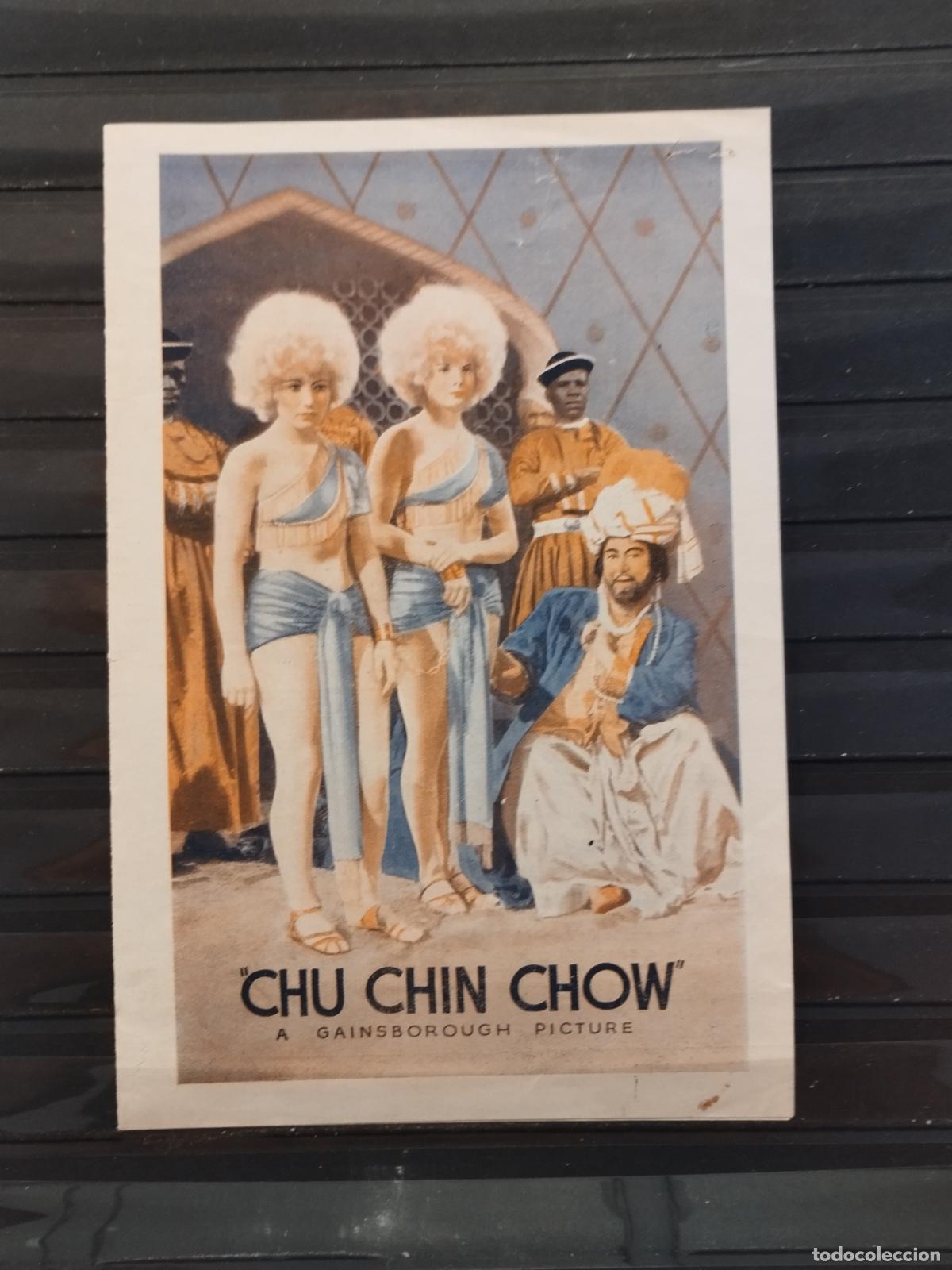 Kino: FAC PROGRAMA DE CINE INGLES. DOBLE. &rdquo;CHU CHIN CHOW&rdquo;. DOBLEZ Y RAJITA EN REVERSO