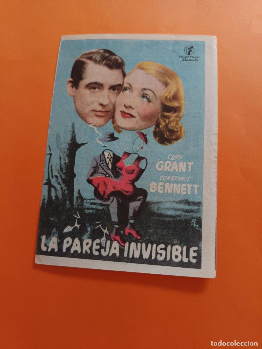Cine: PROGRAMA DE CINE LA PAREJA INVISIBLE CARY GRANT