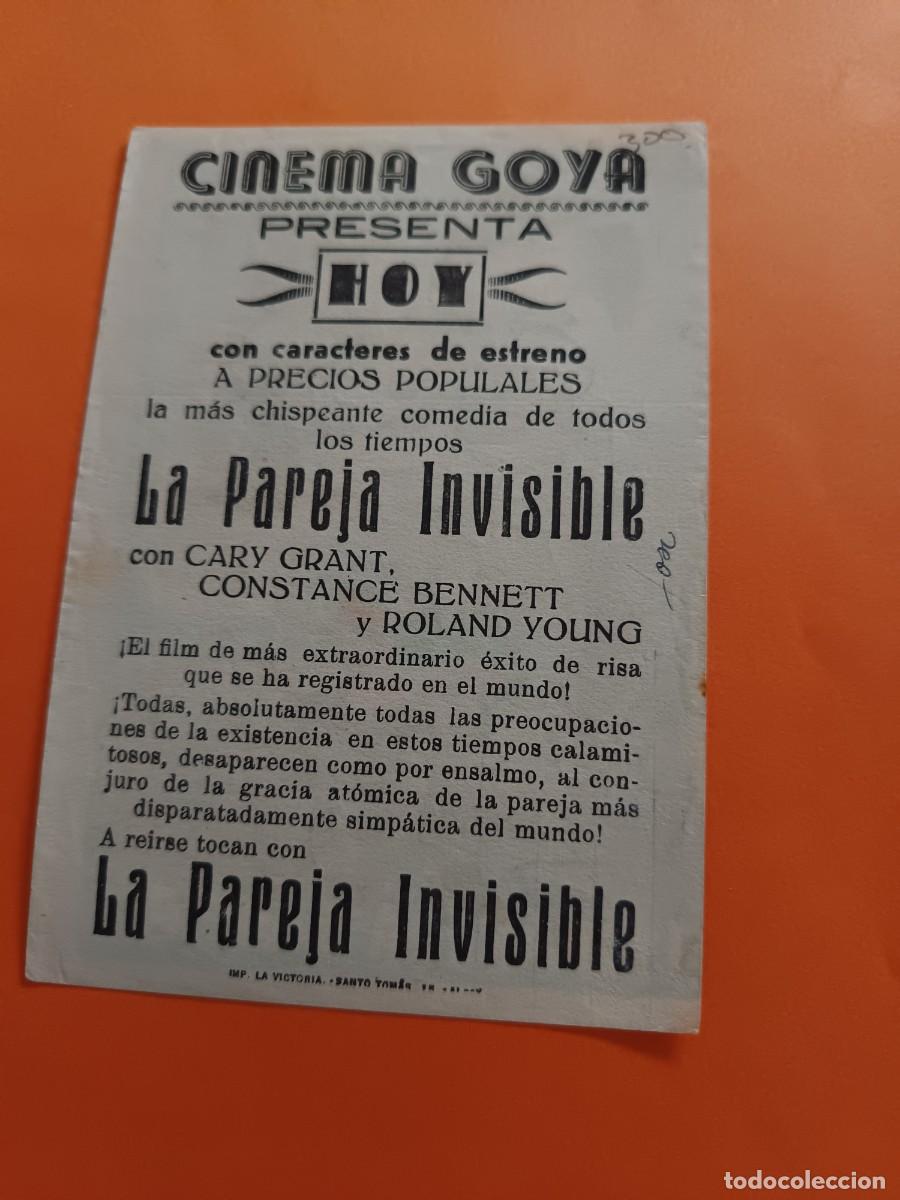 Cine: PROGRAMA DE CINE LA PAREJA INVISIBLE CARY GRANT - Foto 2
